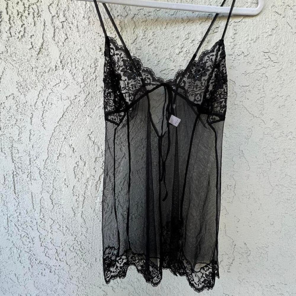 Victoria secret lace beaded slip dress